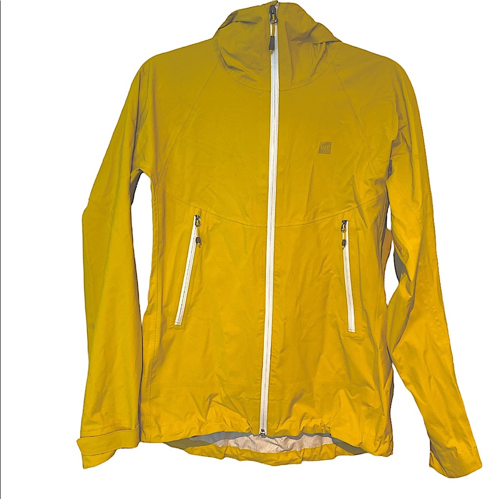 MEC yellow Pertex Shield raincoat, size Small